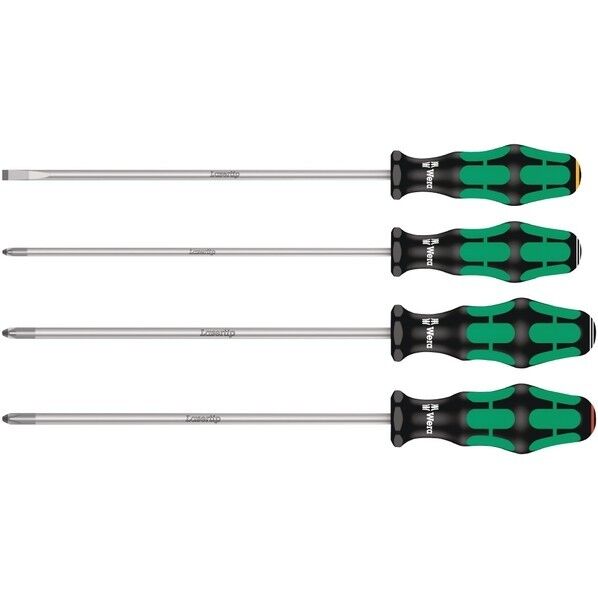 Wera Werkzeuge GmbH ロングドライバーセット(+ PZ -) 4本組 347736 1セット...
