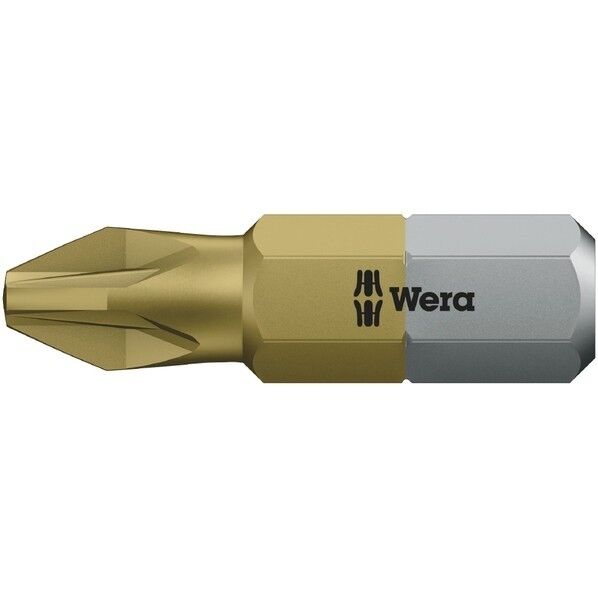 Wera Werkzeuge GmbH ポジドライブドライバービット サイズPZ2x25mm 480222 1個...