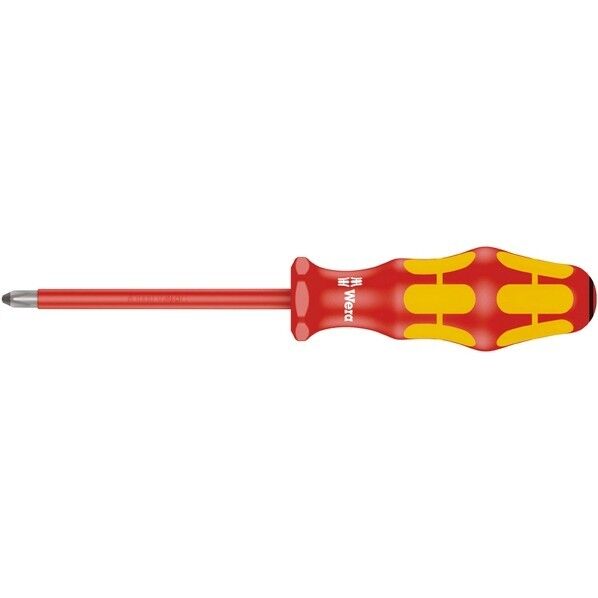 Wera Werkzeuge GmbH 絶縁ポジドライブドライバー 先端サイズ#2 全長100mm 006164 1本...