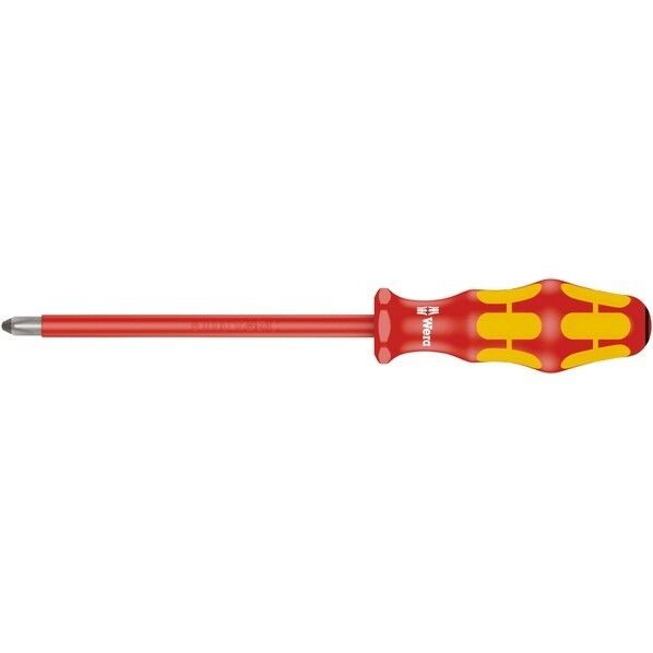 Wera Werkzeuge GmbH 絶縁クラフトフォームドライバー(PZ) サイズPZ3x150mm 006166 1本...