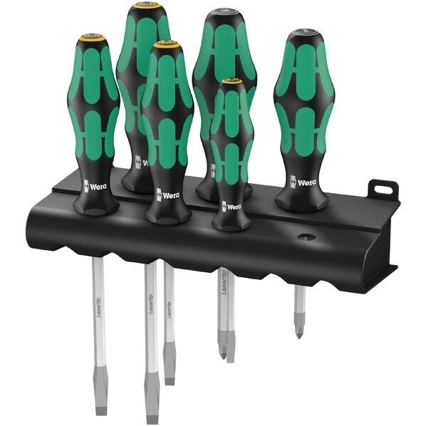 Wera Werkzeuge GmbH ドライバーセット(ポジ・マイナス) 6本組 007681 1セット...