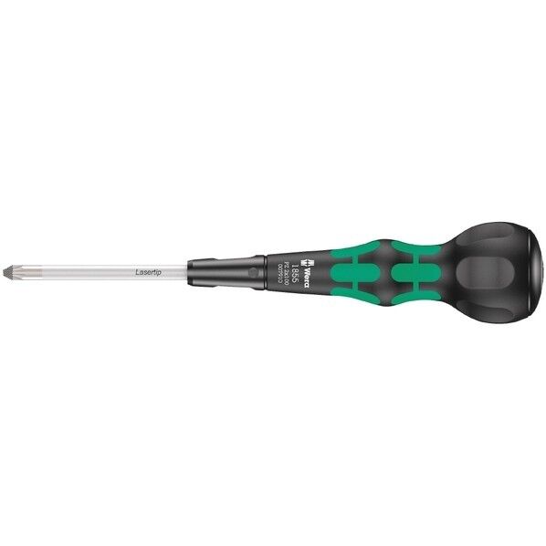 Wera Werkzeuge GmbH クラフトフォームボールグリップドライバー(PZ) サイズPZ2x100mm 007910 1本...
