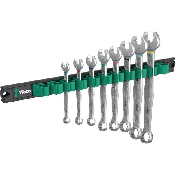Wera Werkzeuge GmbH コンビネーションレンチセット マグネットレール付 8本組 020235 1セット...