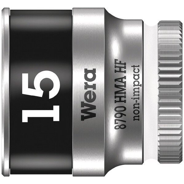 Wera Werkzeuge GmbH 差込角1/4SQ ホールド機能付ソケット 六角差込サイズ15.0mm 003010 1個...