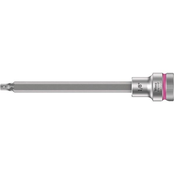 差込角3/8SQ ヘックスプラスビットソケット 先端サイズ1/8インチ 全長107mm
