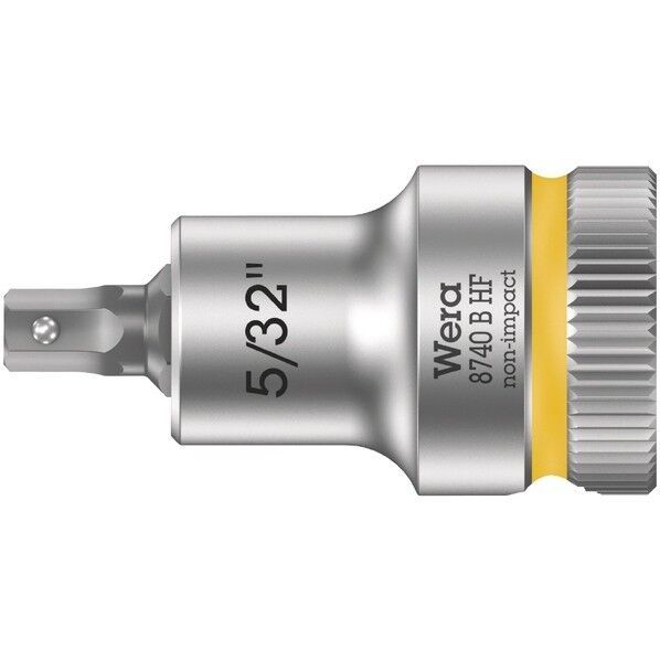 Wera Werkzeuge GmbH 差込角3/8SQ ヘックスプラスビットソケット 先端サイズ5/32インチ 全長35mm 003083 1個...