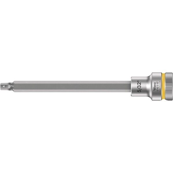 Wera Werkzeuge GmbH 差込角3/8SQ ヘックスプラスビットソケット 先端サイズ5/32インチ 全長107mm 003084 1個...