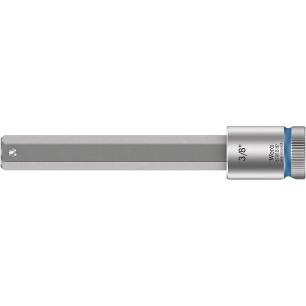 Wera Werkzeuge GmbH 差込角3/8SQ ヘックスプラスビットソケット 先端サイズ3/8インチ 全長100mm 003094 1個...