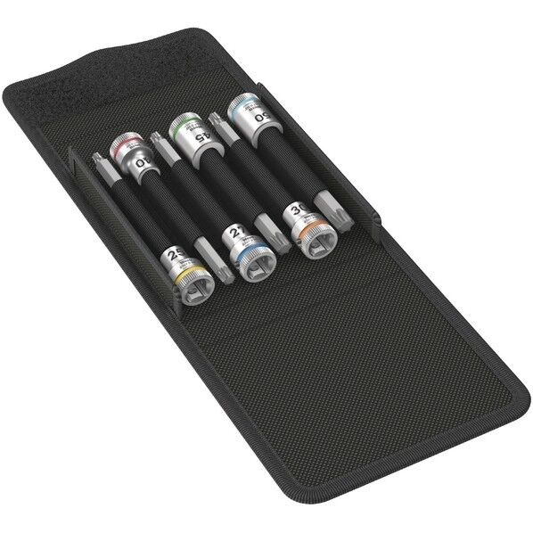 Wera Werkzeuge GmbH 8767 B HF 1シリーズ 差込角3/8SQ トルクスビットソケットセット 6個入 003185 1セット...