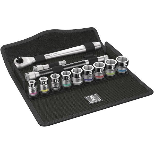 Wera Werkzeuge GmbH 差込角3/8SQ ソケット&ビットセット 13点入 003785 1セット...