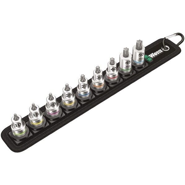 Wera Werkzeuge GmbH 差込角3/8SQ トルクスビットソケットセット 9点 003972 1セット...