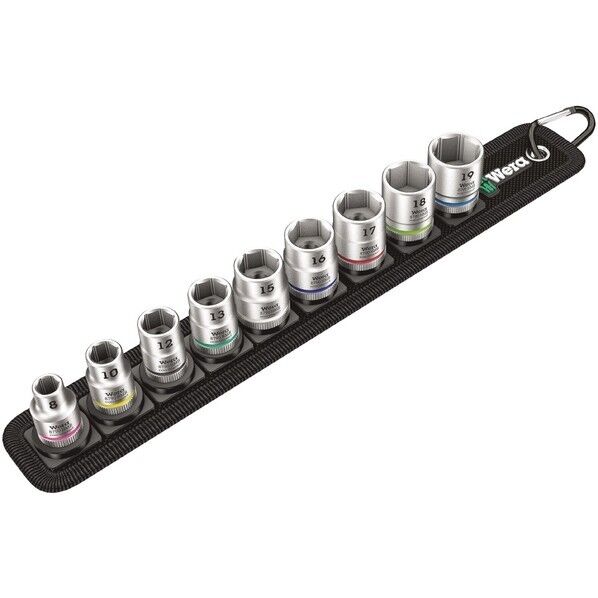 Wera Werkzeuge GmbH 差込角3/8SQ ソケットセット 9点 003973 1個...