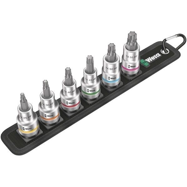 Wera Werkzeuge GmbH 差込角1/2SQ ビットソケットセット ソケット収納数6個 003997 1セット...