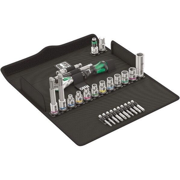 Wera Werkzeuge GmbH 差込角3/8インチ ソケットレンチセット(自転車用) 27点入 004175 1セット...
