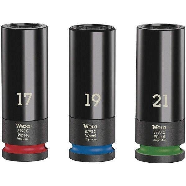Wera Werkzeuge GmbH 差込角1/2SQ 3本組 ホイールナットソケットセット 004595 1セット...