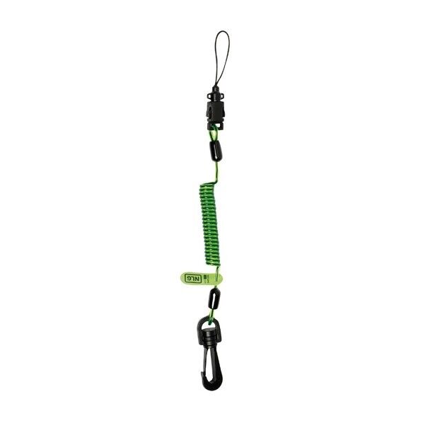 NLG(エヌエルジー) 伸縮ミニコイル状ツールランヤード 長さ30-95cm 最大荷重1kg 101371 1個...