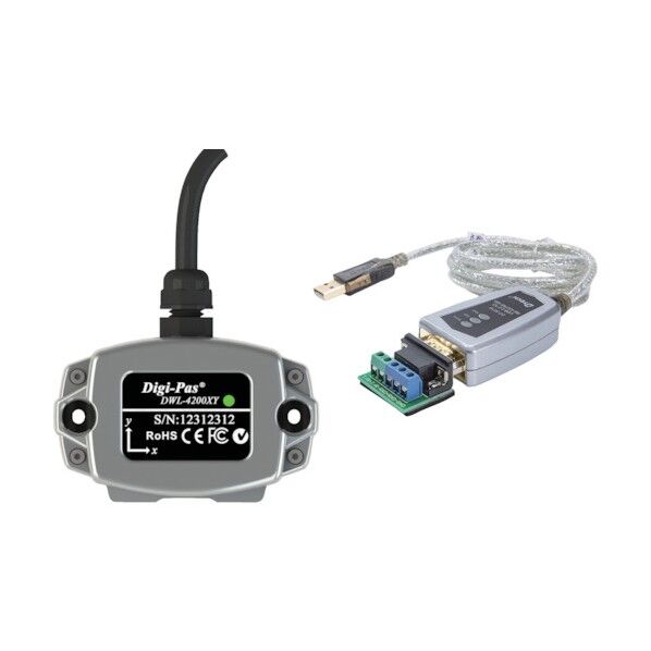 JSB TECH社 Digi-pas DWL4200XY Pro-Version 高性能2軸デジタル傾斜センサー ±0.02° 2-04221-99 1点...