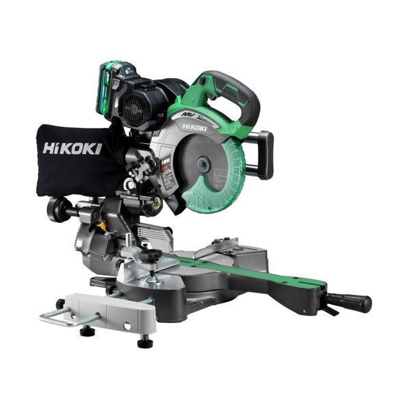 HiKOKI(ハイコーキ) 36V コードレス卓上スライド丸のこ フルセット 190mm アグレッシブグリーン C3607DRA(K)(XPSZ) 1台