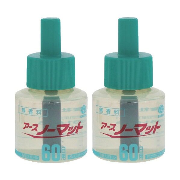 アース　ノーマット取替えボトル６０日用無香料２本入り 2本