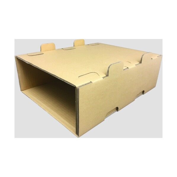※法人専用品※タマパック ダンボール製 重ねて使える倉庫整理棚 ノーマルタイプS(365×465×155) ダンボール色 2019-003 250個...