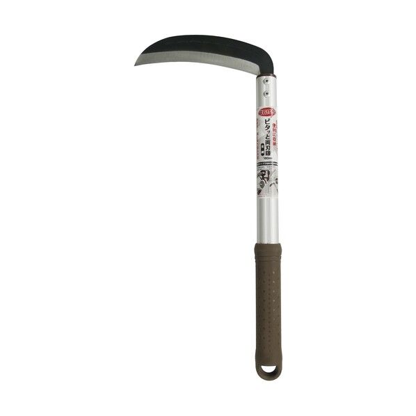 磁石付両刃薄鎌180mm楕円パイプ 702079 1丁