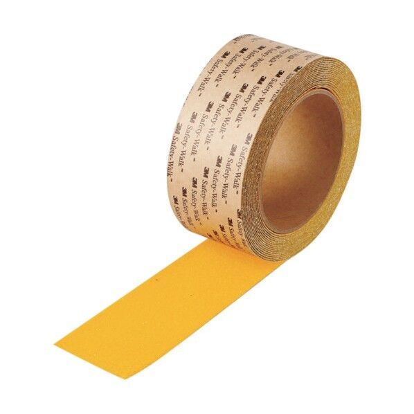 スリーエム セーフティウォーク すべり止めテープ タイプA 黄 6MX6M A YEL 63X63 1400枚 作業靴 1枚 x 1400点...