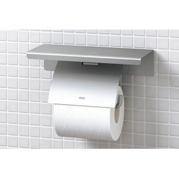 棚付紙巻器ワイド棚 235×107×108mm ステンレスヘアライン FKF-AE34WB 1点...