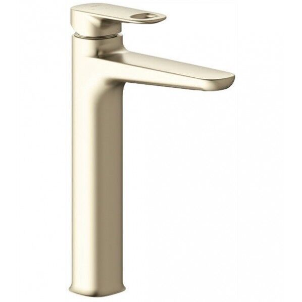 デュアラ(エコハンドル) シングルレバー混合水栓 排水栓なし ベッセル用ロングタイプ 泡沫式