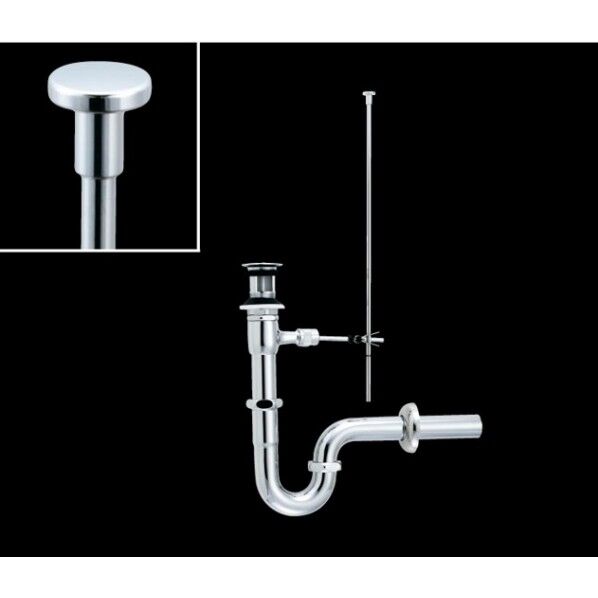 ポップアップ式排水金具(呼び径32mm) 床排水Sトラップ