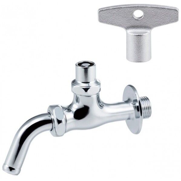 キー式吐水口回転横水栓(節水固定コマ式) LF-7RG-13-U 1点...