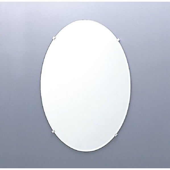 化粧鏡 だ円形(防錆) 500×15×700 KF-5070AC 1点...