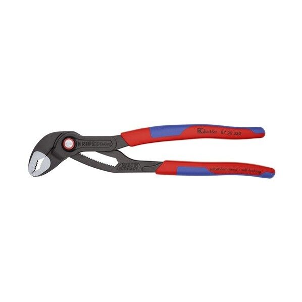 KNIPEX ウォーターポンププライヤー(クイックセット) コンフォートハンドル 250mm