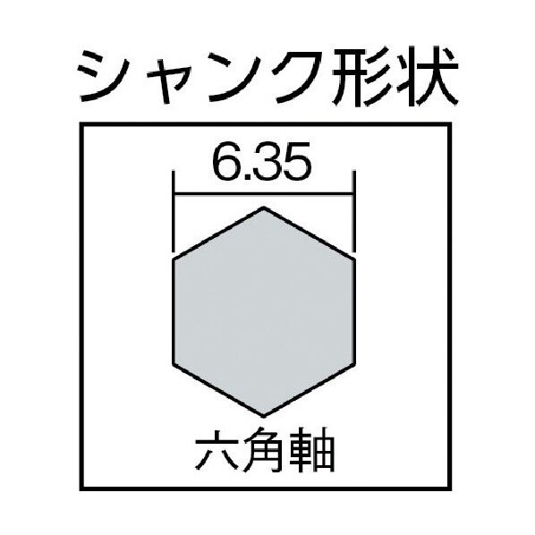 リリーフ ＃26841 2本組 六角軸ショートトﾞリル 2.3mm 2.3mm 1組