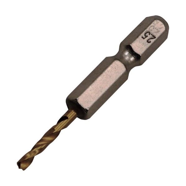 リリーフ ＃26842 2本組 六角軸ショートトﾞリル 2.5mm 2.5mm 1組