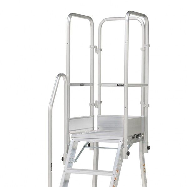 作業台オプション 階段片手すり天場三方