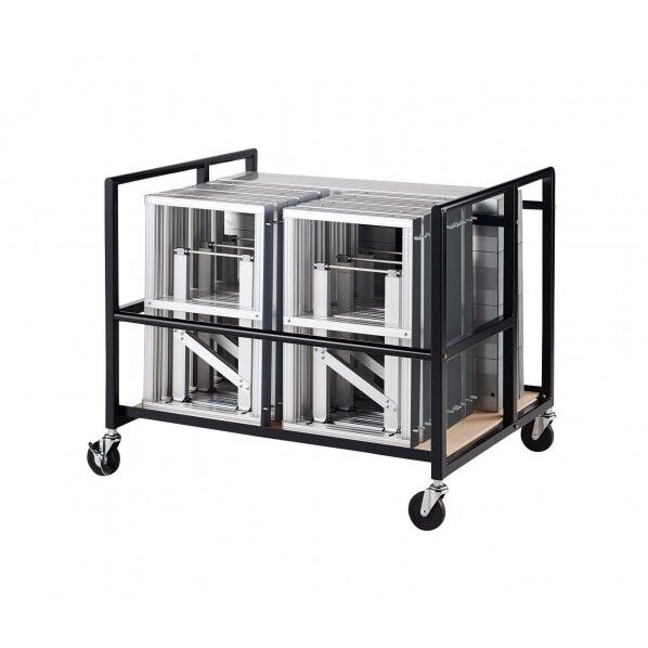 ひな段 収納台車