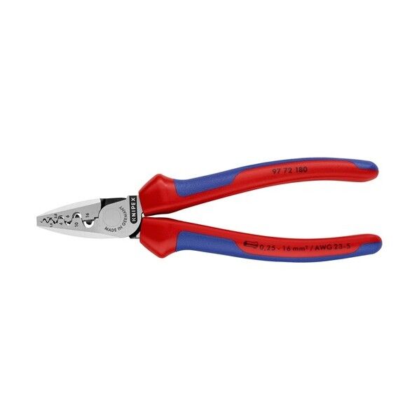 KNIPEX9772-180エンドスリーブ用圧着ペンチ 9772-180 1点
