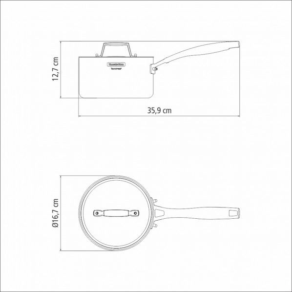 グラーノ ソースパン 16cm 1.70l