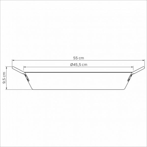 フﾟロフェッショナル ハﾟエリア鍋 45cm