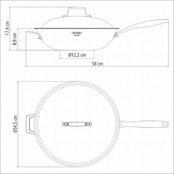 グラーノ ウォック 32cm 5.20l
