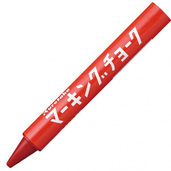 呉竹 マーキングチョーク 赤 KG600-31 1箱