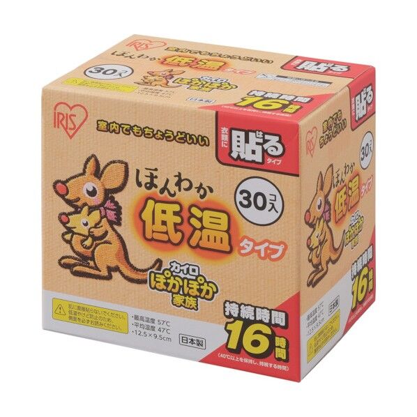 ぽかぽか家族 ほんわか低温カイロ 貼るレギュラー10個入