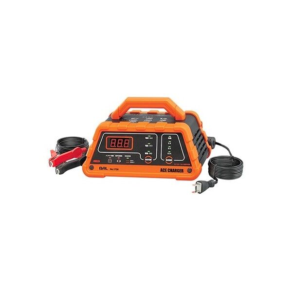 12Vバッテリー専用「エースチャージャー」DC12V/10A 223x174x130mm 1738 1個
