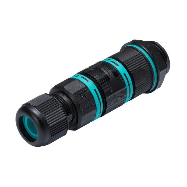 パネルマウント防水中継コネクタ THB387E-3P-M20 1点