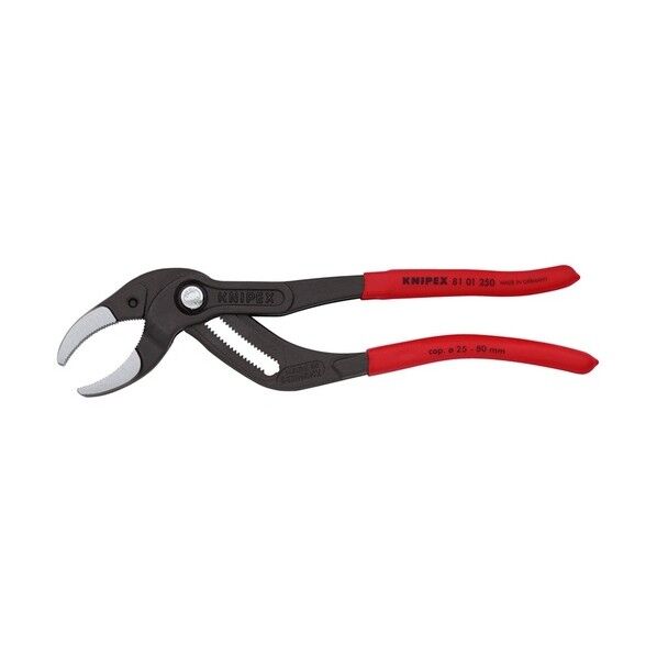 KNIPEX 250mm パイププライヤー(プラスチックジョー) 1個