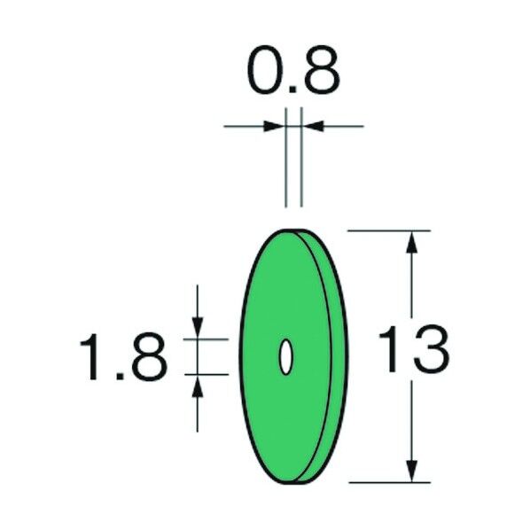 ホイール型砥石 クリストンマトリックスホイール G7151 G7151 1枚