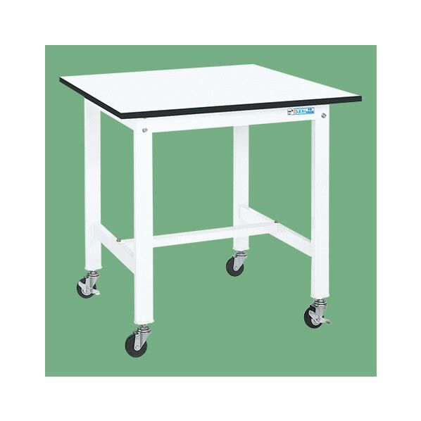 移動式作業台(KK/耐荷重200kg/ポリエステル天板/H810/直進安定金具無)