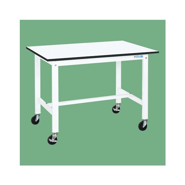 移動式作業台(KK/耐荷重200kg/ポリエステル天板/H840/直進安定金具無)