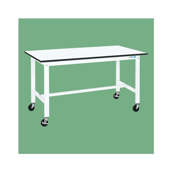 移動式作業台(KK/耐荷重200kg/ポリエステル天板/H840/直進安定金具無)
