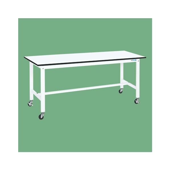 移動式作業台(KK/耐荷重200kg/ポリエステル天板/H810/直進安定金具無)
